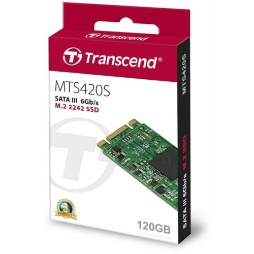 Твердотельный диск 120GB Transcend MTS820, 3D NAND, M.2, SATA III[R/W - 560/500 MB/s]
